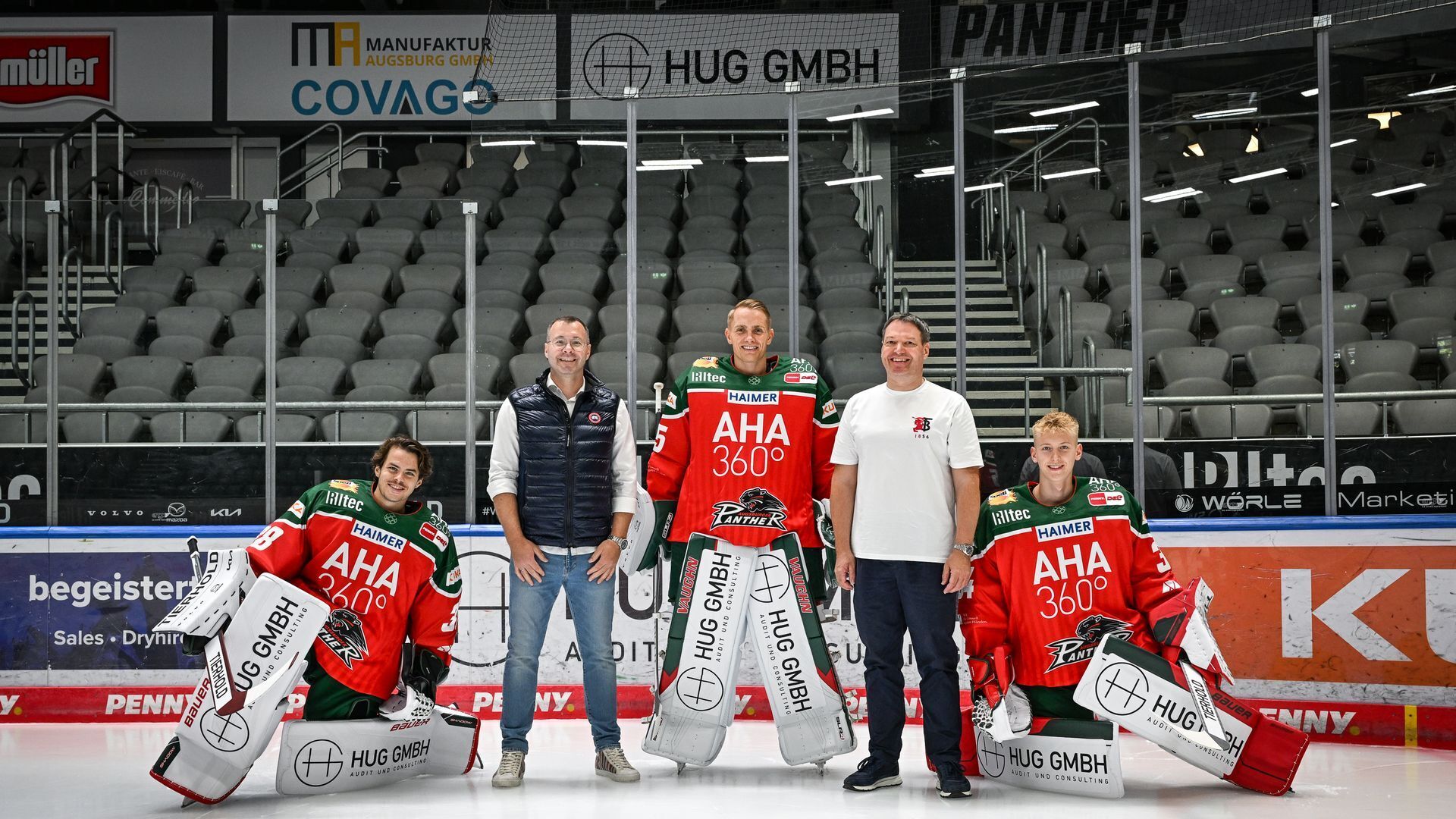 Das Beratungsunternehmen Hug erweitert seine Unterstützung der Augsburger Panther. Foto: AEV