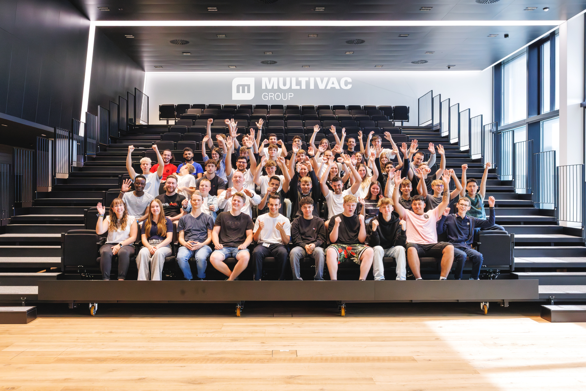 Ausbildungsstart 2024 bei der Multivac Group, Foto: Multivac Group.
