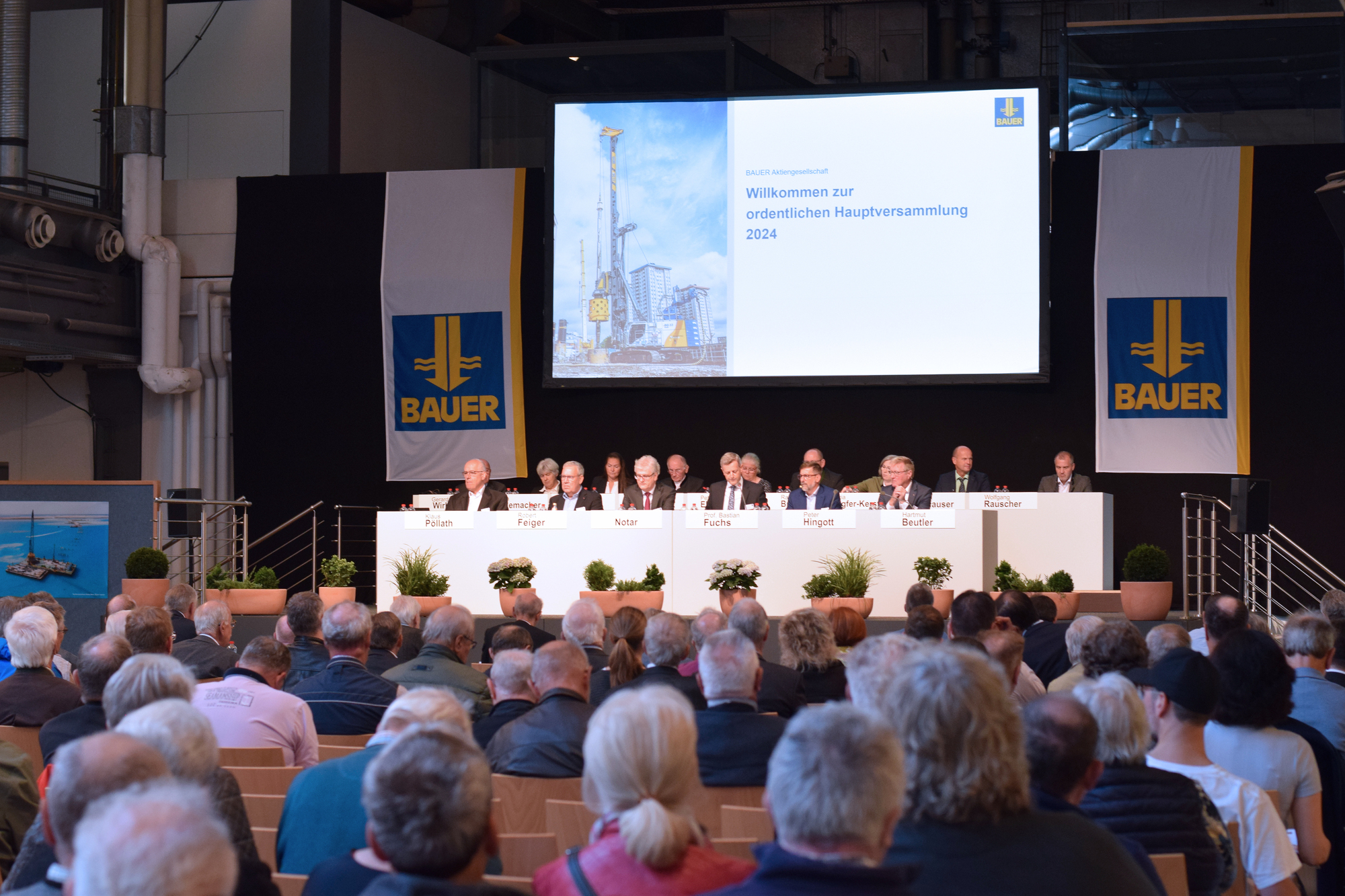 Im September fand die ordentliche Hauptversammlung der Bauer AG am Firmensitz in Schrobenhausen statt.
