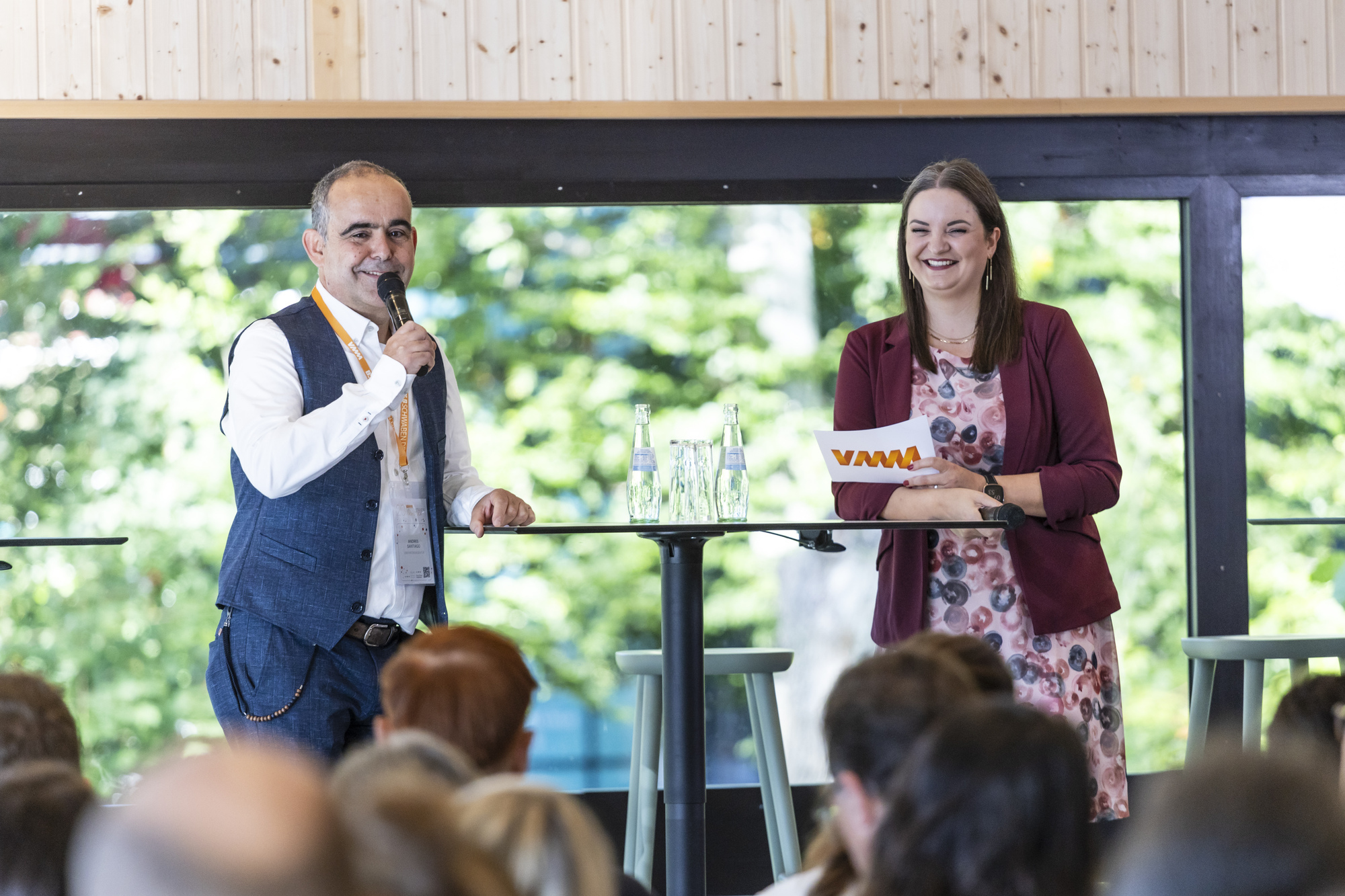 Andres Santiago und Lisa Graf. Foto: Bernd Jaufmann