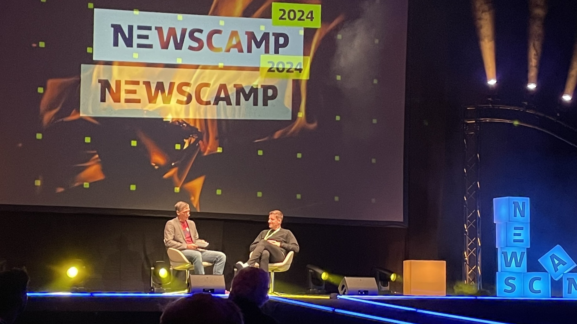 Das Newscamp 2024 in Augsburg. Foto: B4BSCHWABEN.de