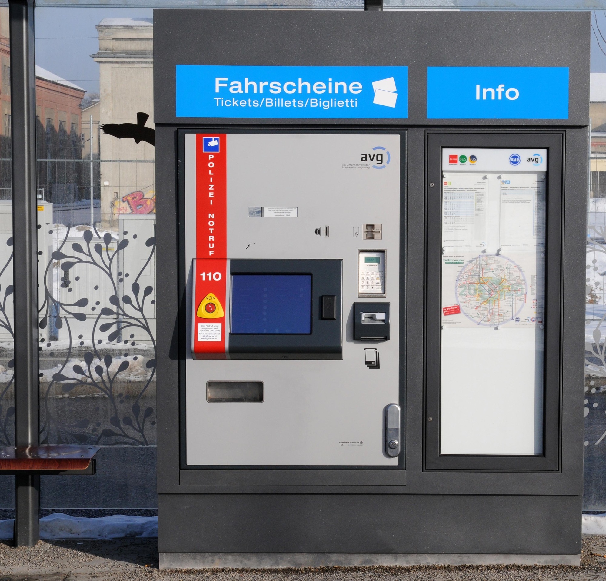 Die swa Fahrkartenautomaten werden in den nächsten Wochen umgerüstet und auf den neuesten Stand gebracht.