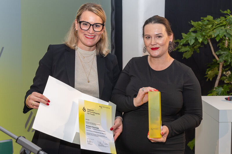 Ariane Grandel (rechts). Peter Fastl/Stadt Augsburg
