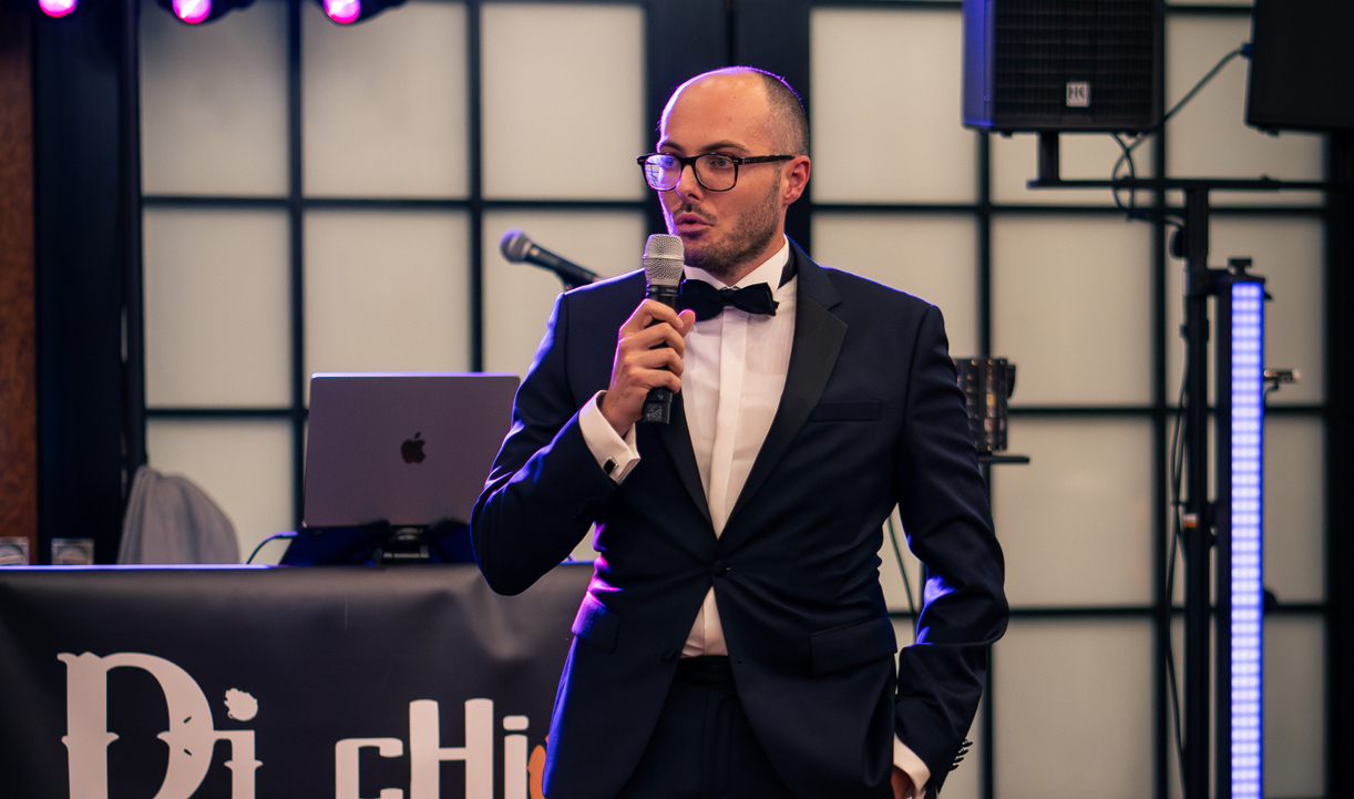 Jörg Schönfelder bei seiner Ansprache. Foto: Gesa Hygiene Gruppe