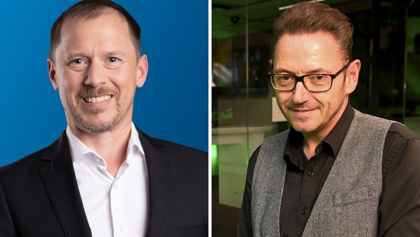 Daniel Lutz (links) und Stefan Ibelshäuser (rechts) sind die neue Programmdirektion bei Klassik Radio. Foto: Klassik Radio AG