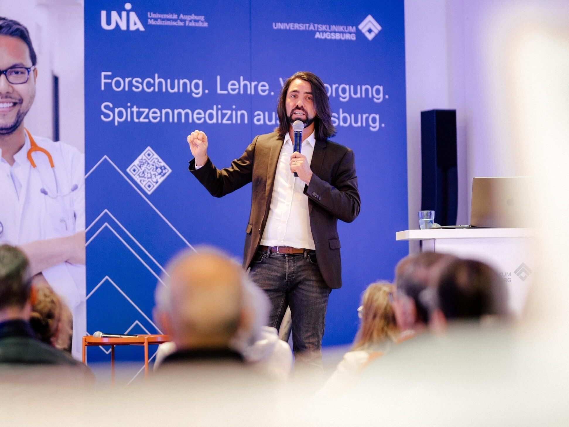 Die erste Sonntagsmatinee mit Prof. Dr. Thomas Wendler. Foto: Universitätsklinikum Augsburg