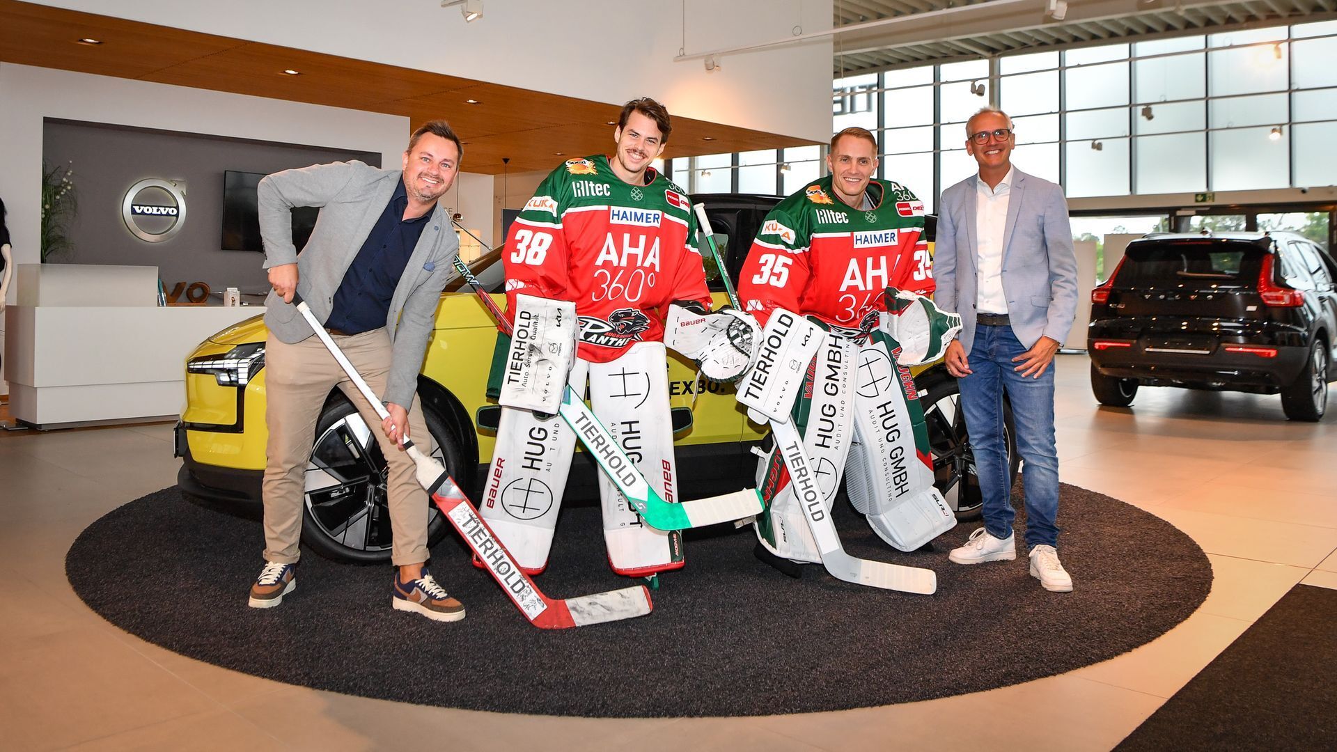 Christian Tierhold, Strauss Mann, Markus Keller und Tobias Tierhold