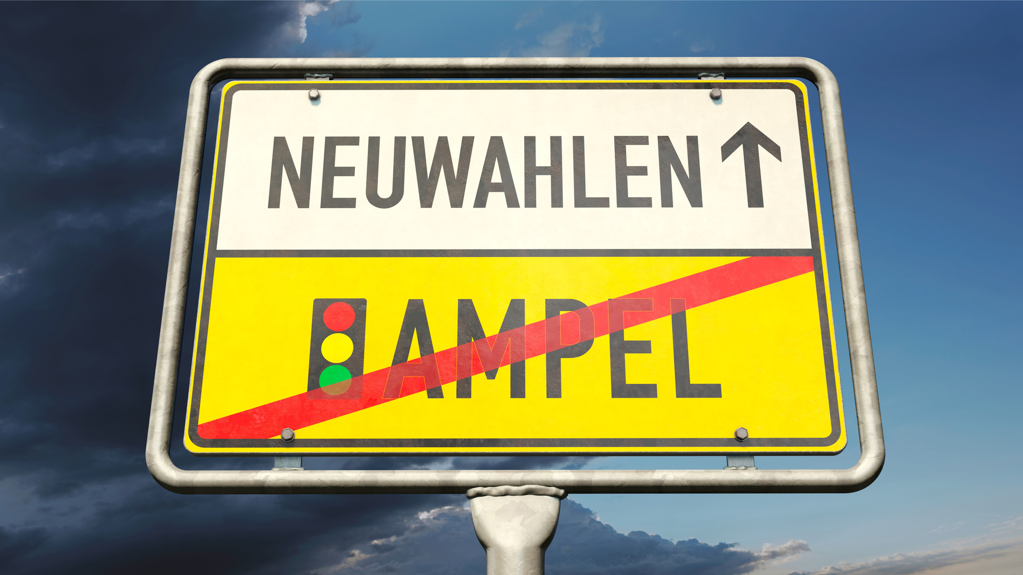 Symbolbild. Die Ampelkoalition in Deutschland ist am Ende. Foto: stock.adobe.com/bluedesign