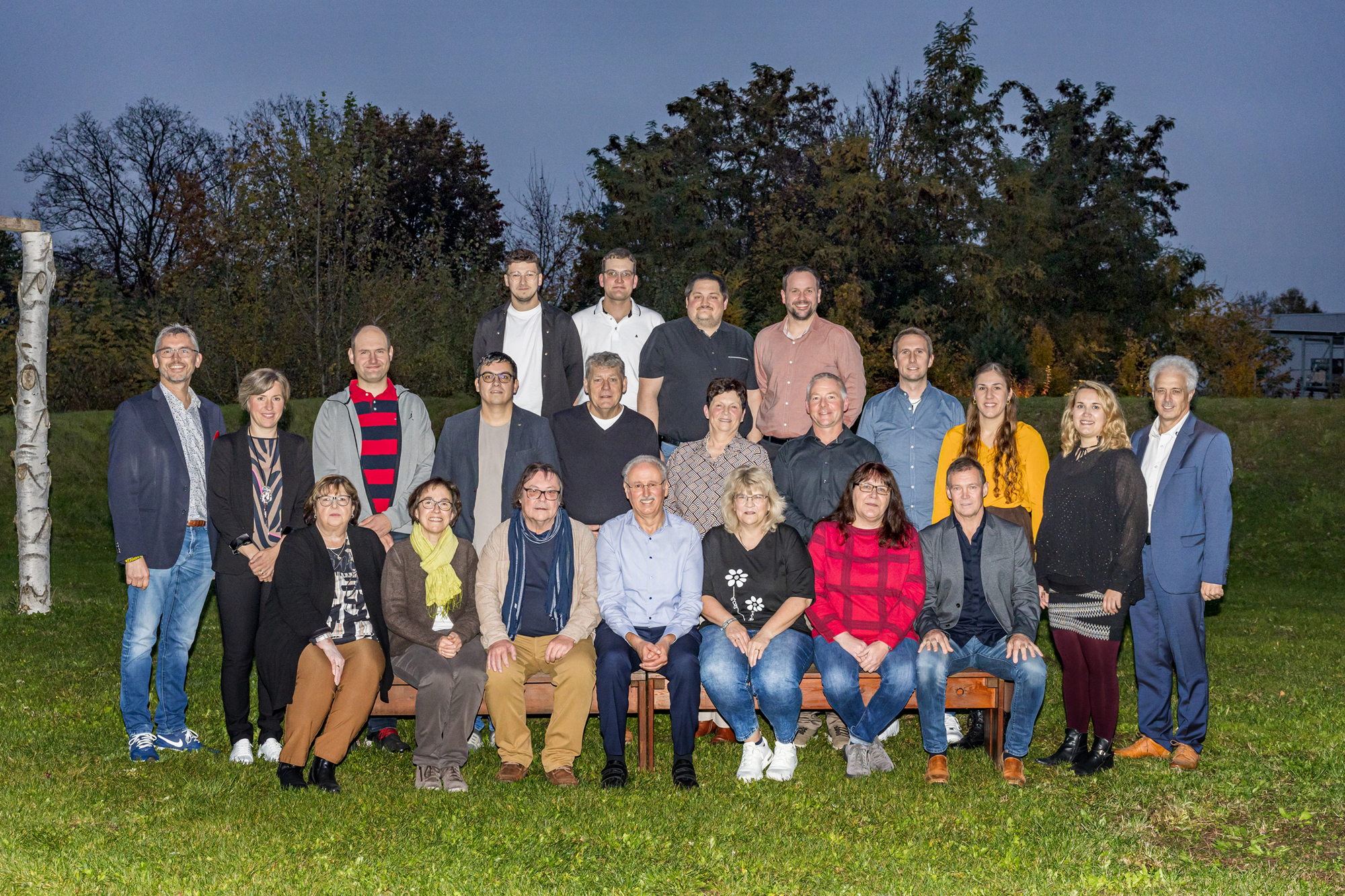 Von oben links: Matthias Maurer, Sebastian Schiele, Benjamin Hubel, Stefan Bucher,Rainer Hertle, Holzinger Marina, Martin Straß,