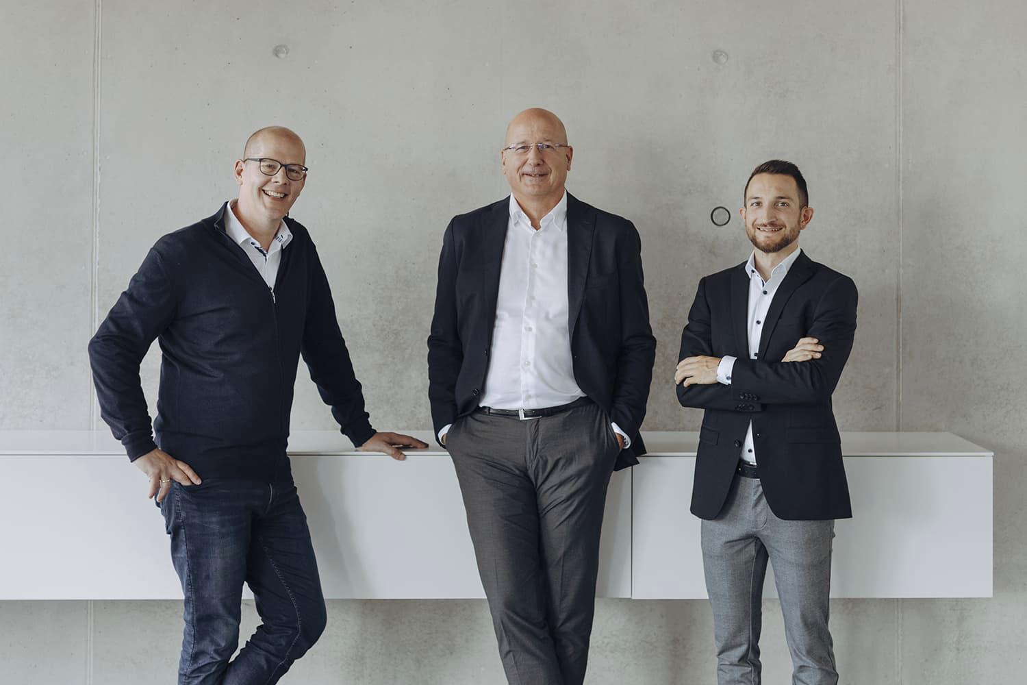 Die Geschäftsleitung von Kling Consult (v. l. n. r.): Kai Saloustros, Markus Daffner, Stefan Hafner. Foto: Kling Consult