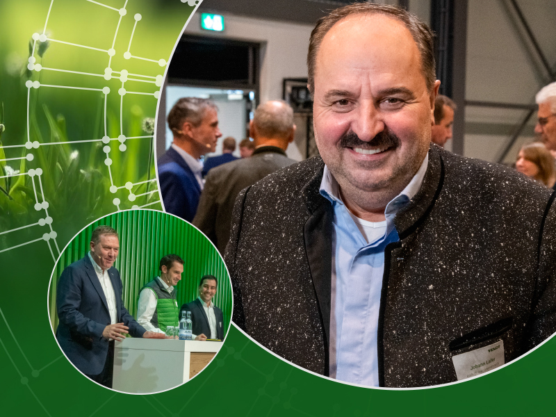 Am 28. November fand das 3. Fendt Nachhaltigkeitsforum unter dem Motto „Chancen – Landwirtschaft weitergedacht“ statt. Mit dabei: Starkoch &amp; Bauernsohn Johann Lafer. Foto: Fendt