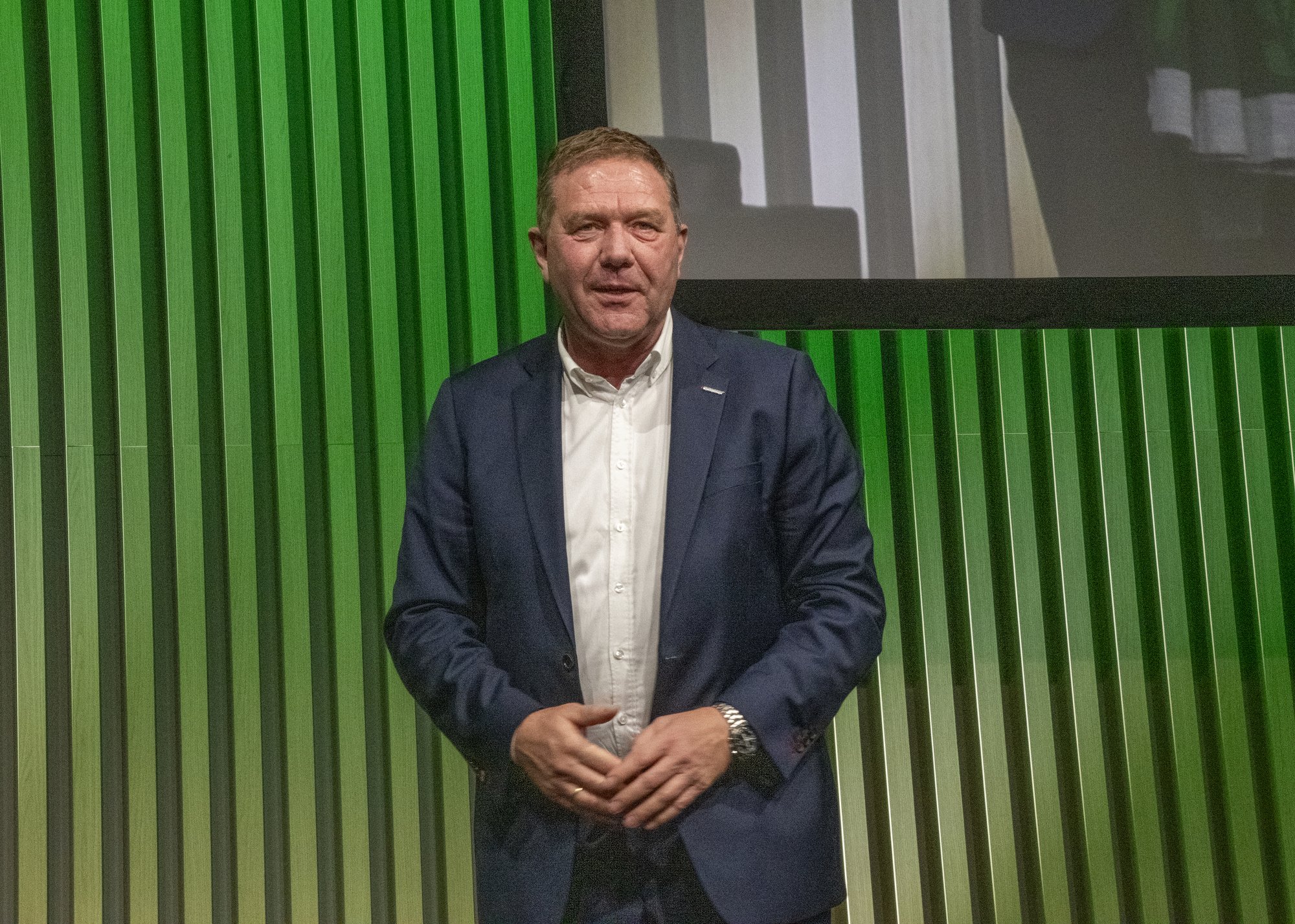 Christoph Gröblinghoff (Vorsitzender der Fendt Geschäftsführung) begrüßte die Gäste mit seinen Gedanken zum Thema Chancen. Foto: Fendt
