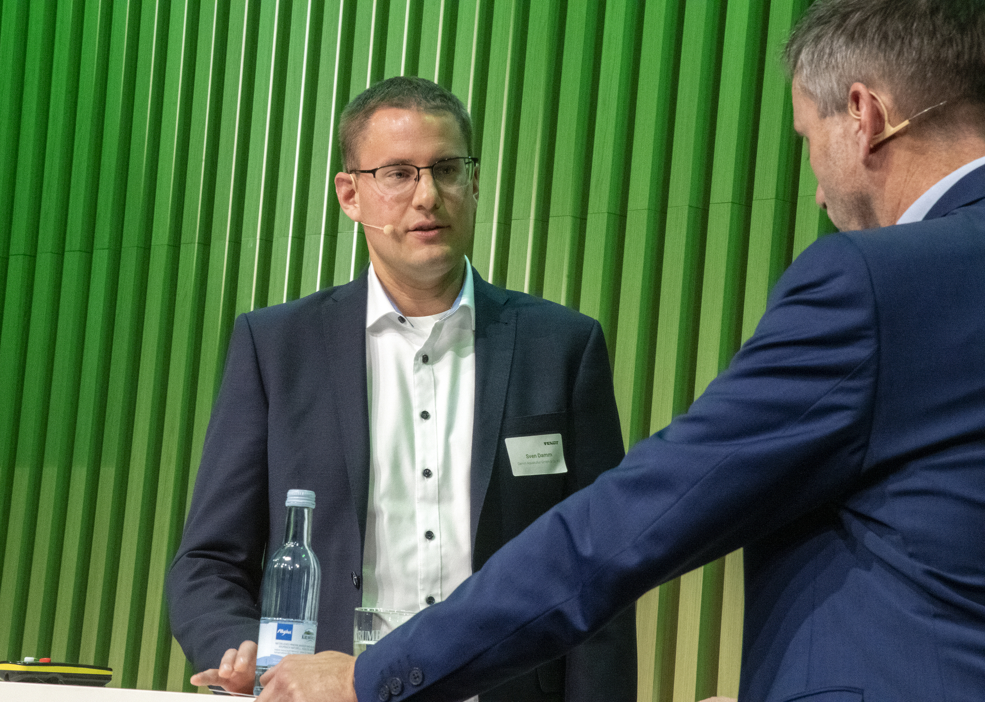 Sven Damm nutzt seine ehemaligen Schweineställe nun, um Garnelen zu züchten. Foto: Fendt