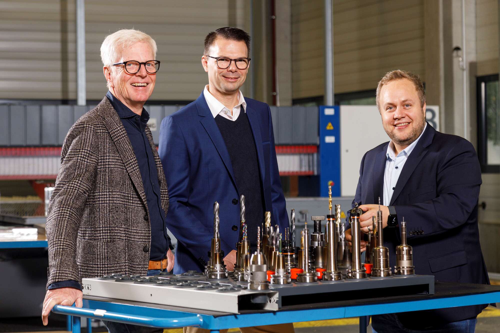 Von links: Die B+B Geschäftsleitung: Jürgen Burgel, Andreas Thoma und Alexander Batz. Foto: Batz+Burgel