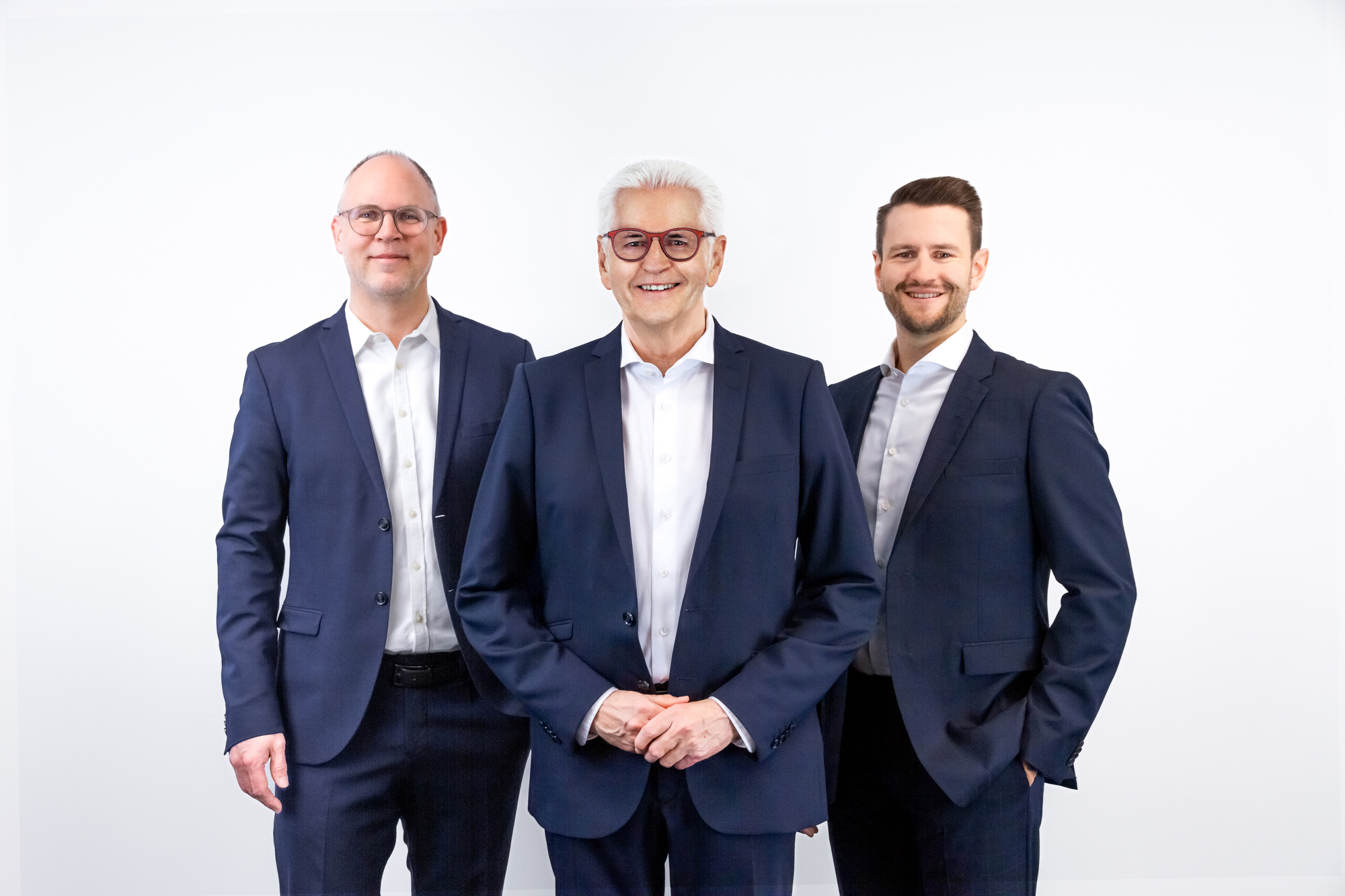 Die Geschäftsführenden Gesellschafter von Geiger FM: Thomas Braun, Ulrich Geiger und Alexander Geiger
