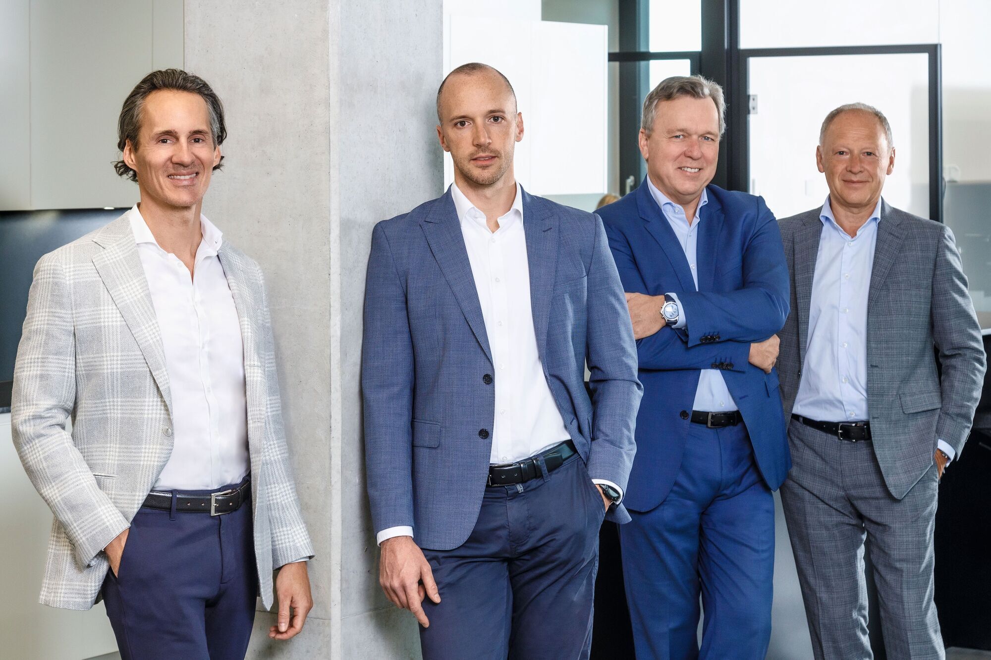 V.l.n.r.: Christoph Arndt, Marcus Rothenbucher, Dr. Roy Walter und Jürgen Kolper. Foto: Walter