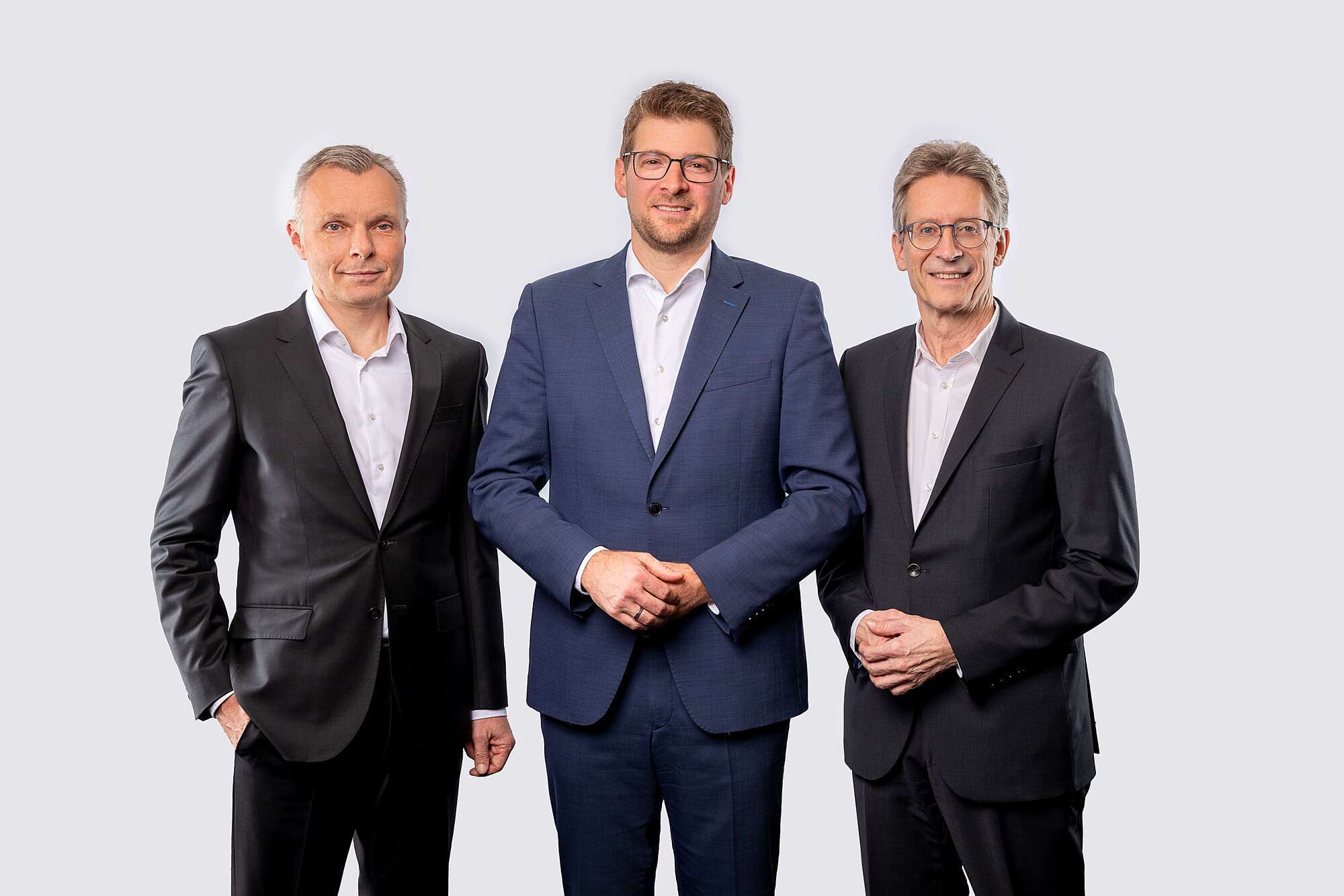Vorstand der SGL Carbon SE: Thomas Dippold, Finanzvorstand, Andreas Klein, Vorsitzender des Vorstands und Dr. Stephan Bühler, Mitglied des Vorstands. Foto: SGL