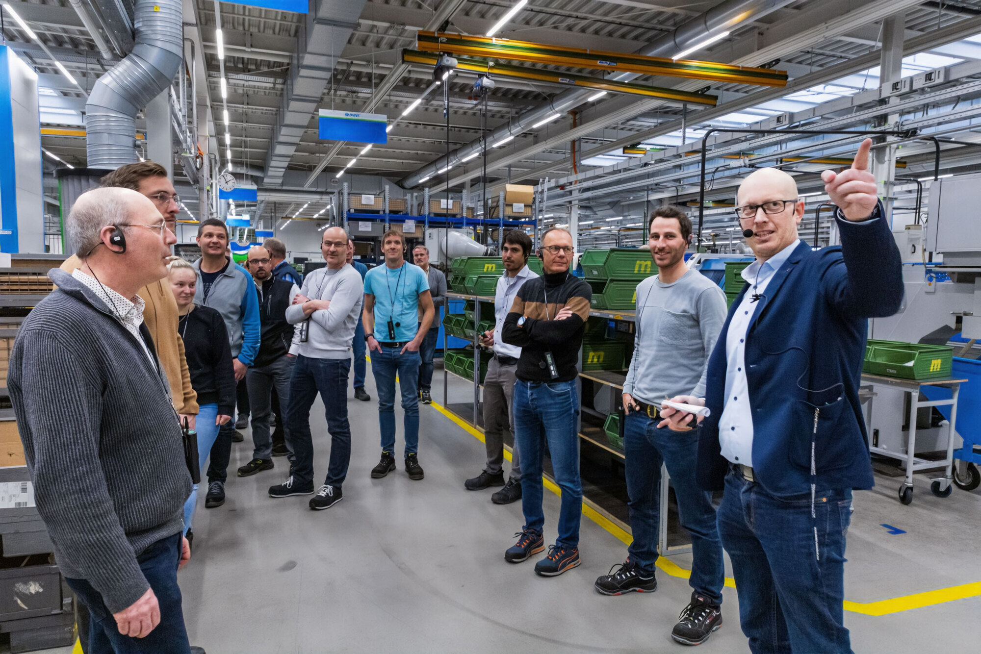 Energieeffizienznetzwerk Allgäu zu Gast bei Mayr Antriebstechnik. Foto: Mayr Antriebstechnik