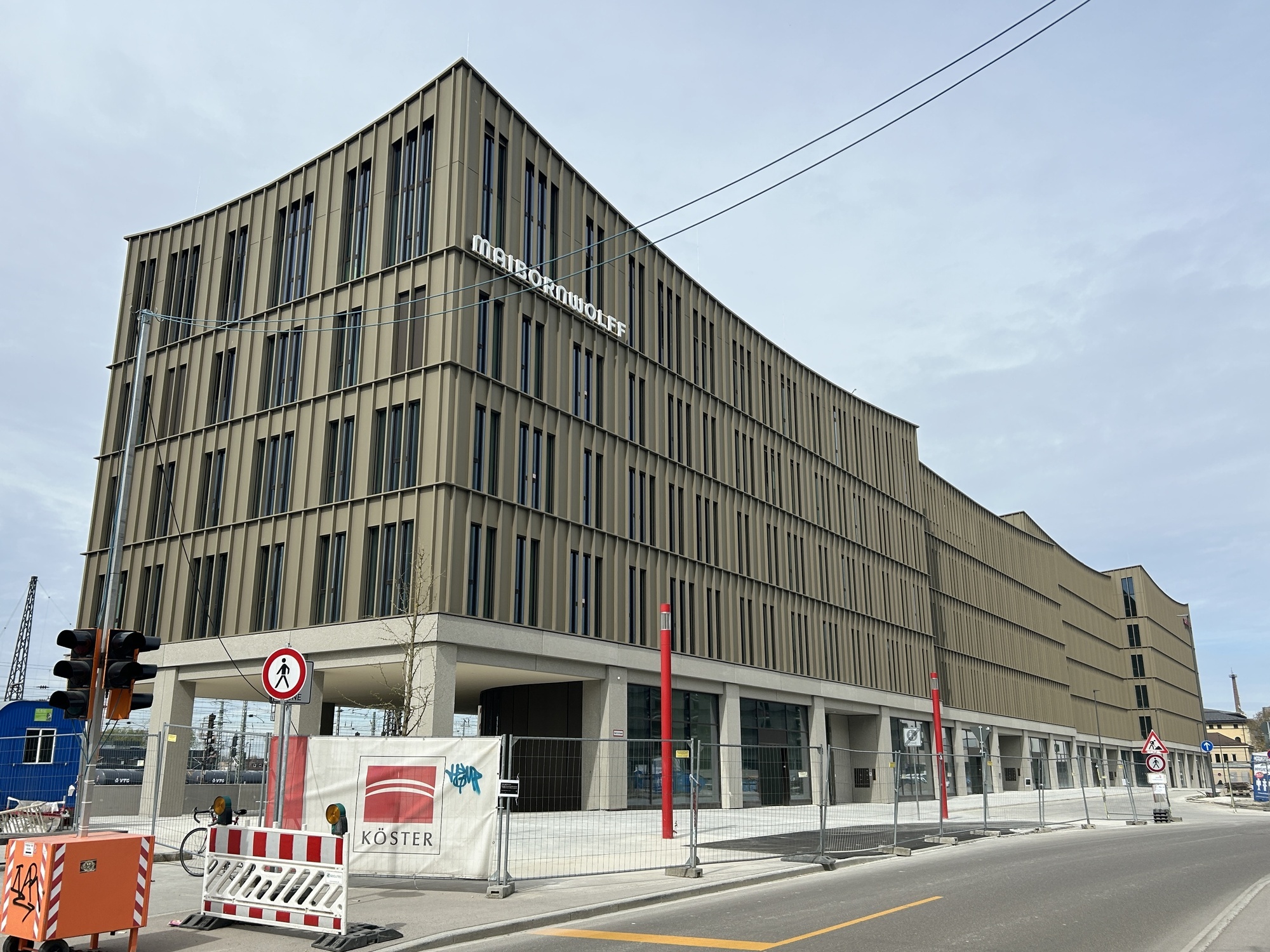 Das Neubauprojekt Aurum in der Nähe des Augsburger Hauptbahnhofes. Foto: B4BSCHWABEN.de