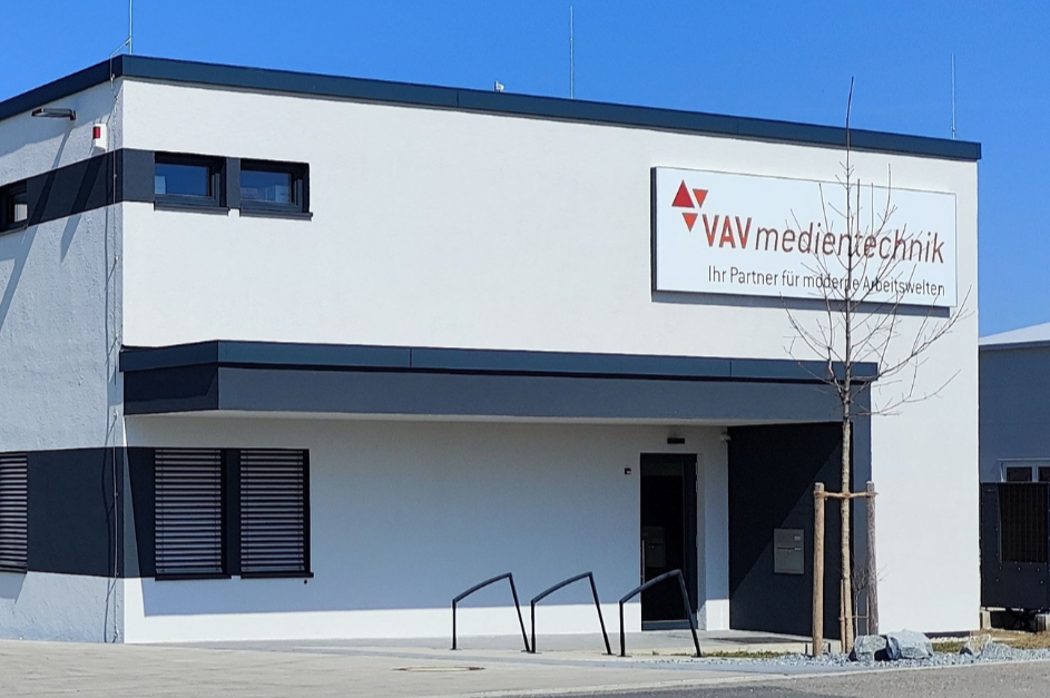 Der neue Standort der VAV Medientechnik in Igling. Foto: VAV Medientechnik