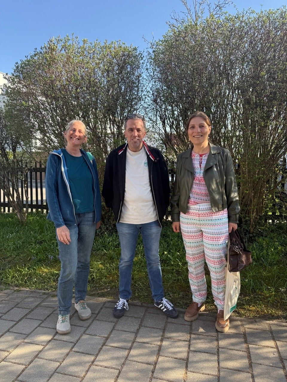 Petra von Thienen, Weltladen Mering, Michael Wollny, Edeka Wollny, Michaela Greppmair, Nachhaltigkeitsmanagerin.
