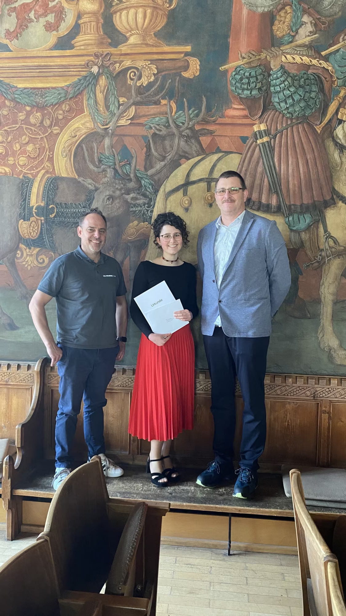 Das Salamander Team gratuliert Virginia Mayinger zu ihrer Leistung.