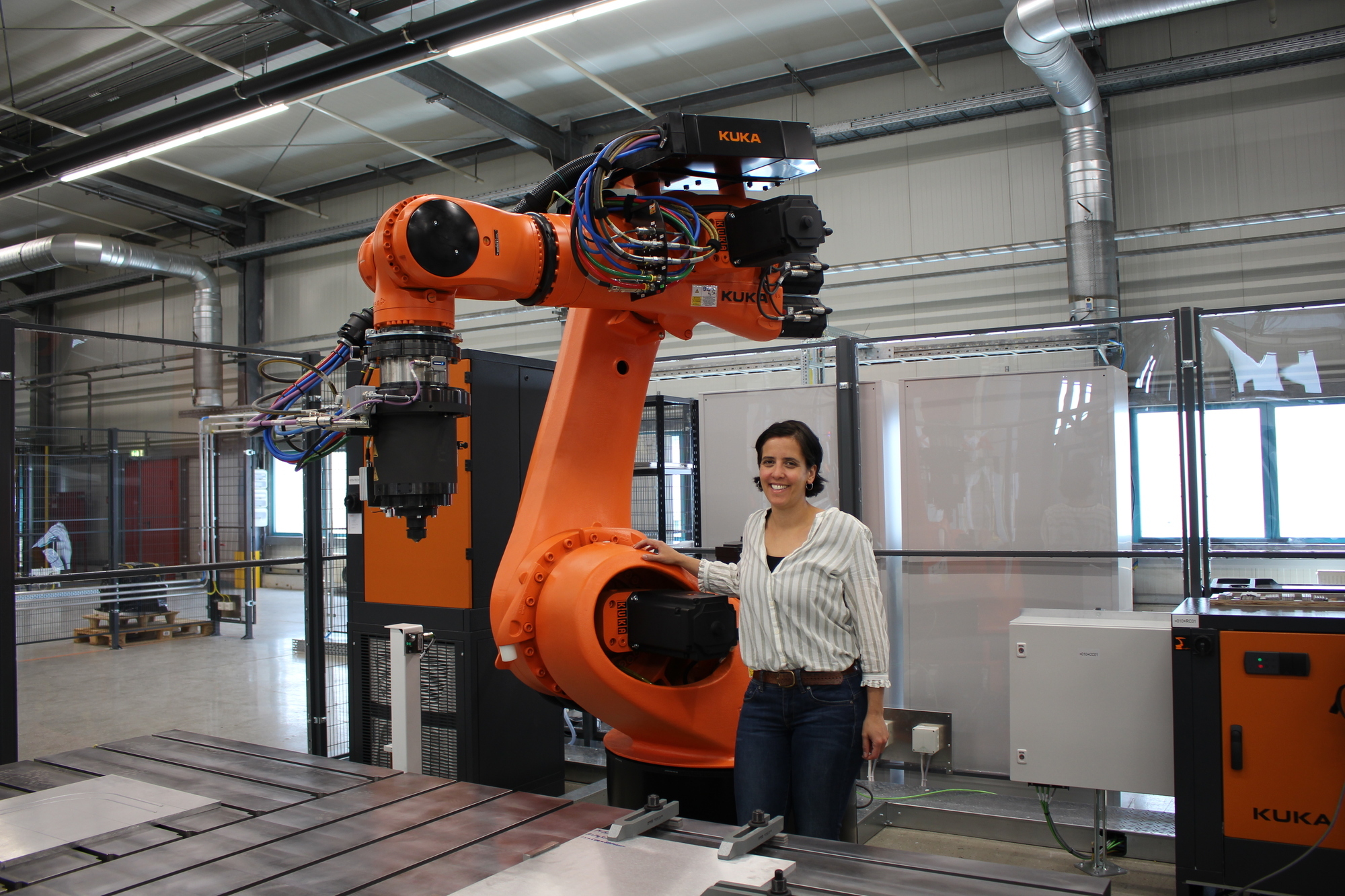 Dr. Juliane Gottmann ist wissenschaftliche Geschäftsführerin des KI-Produktionsnetzwerks an der Uni Augsburg. Foto: B4B/ Katharina Seeburger