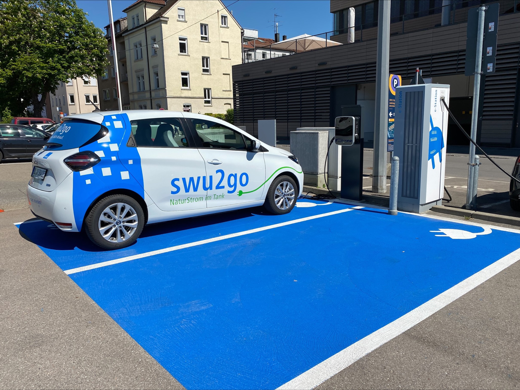 Die Nachfrage nach dem Carsharing-Angebot swu2go nahm im Geschäftsjahr 2024 deutlich zu.