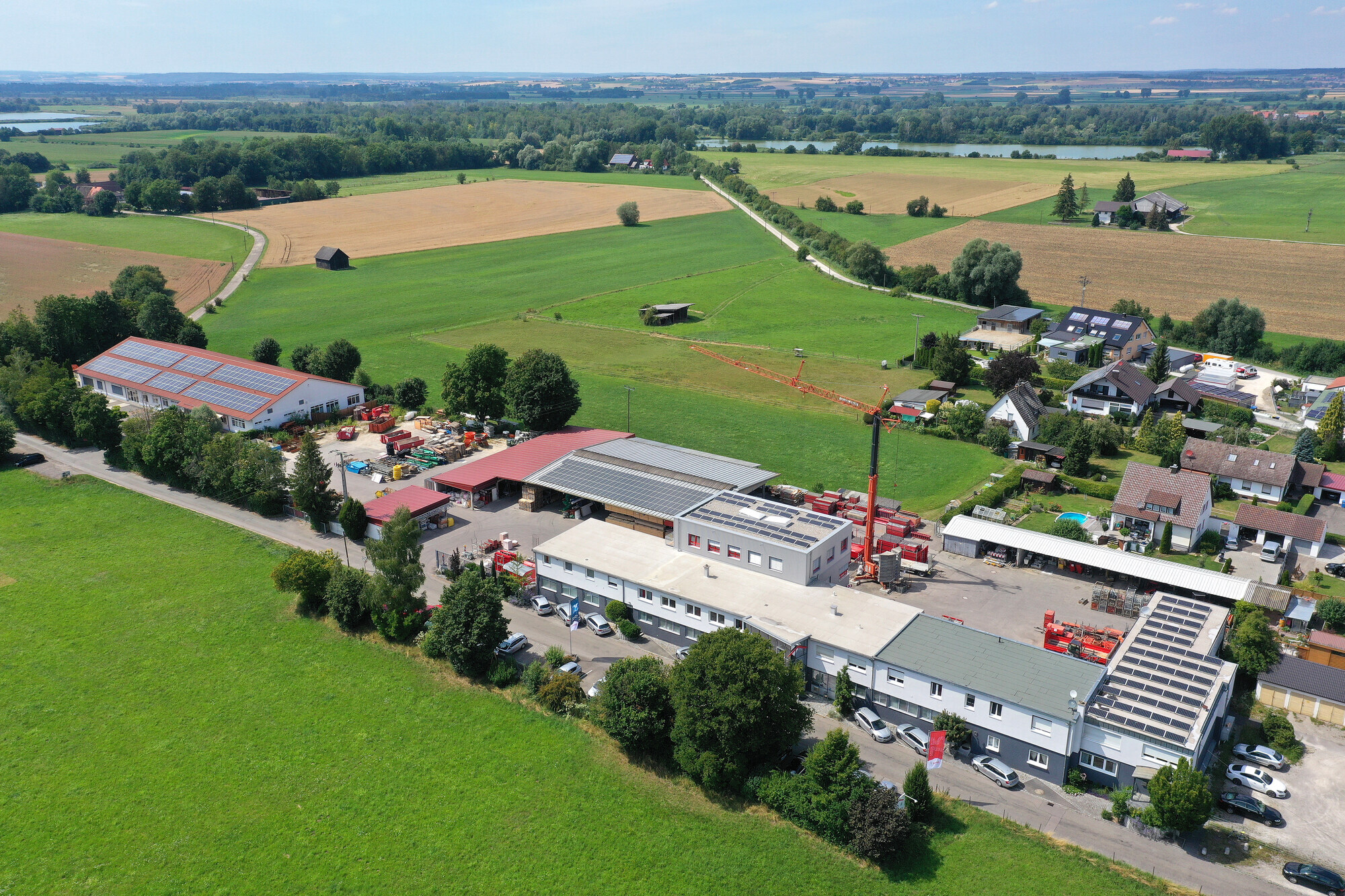 Der heutige Firmensitz des Bauunternehmens bendl in Günzburg. Foto: bendl
