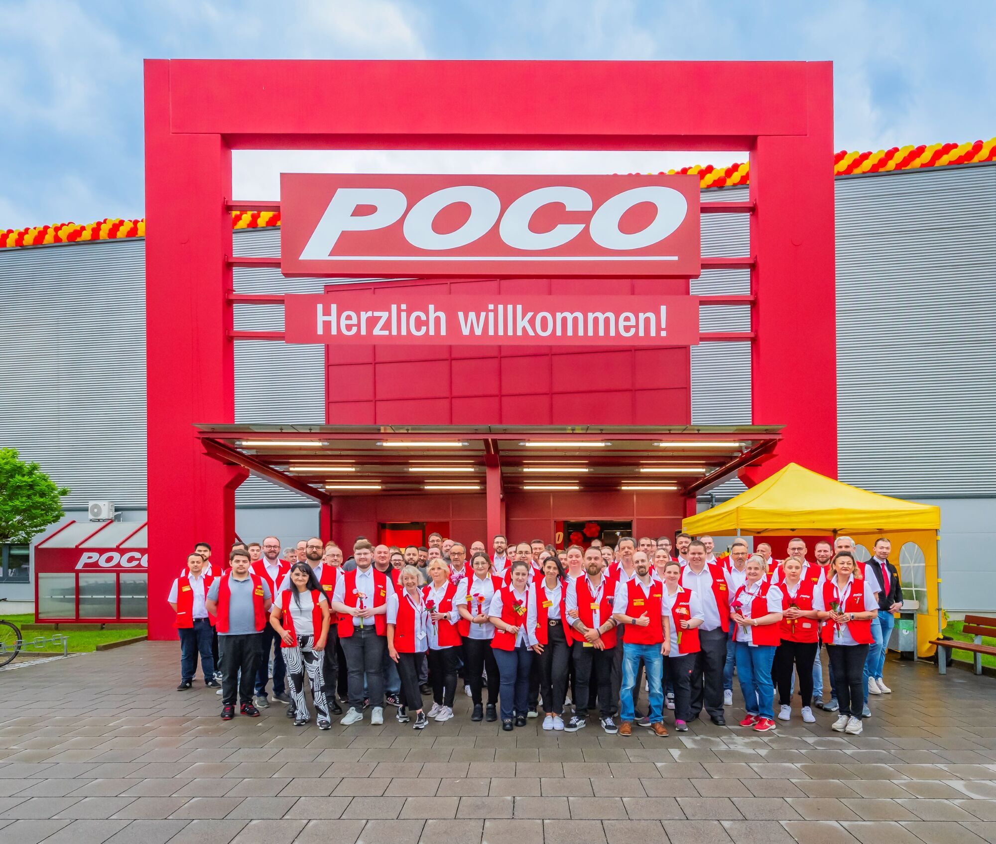 Der neue POCO-Markt in der Diedorfer Straße 9 in 86154 Augsburg.