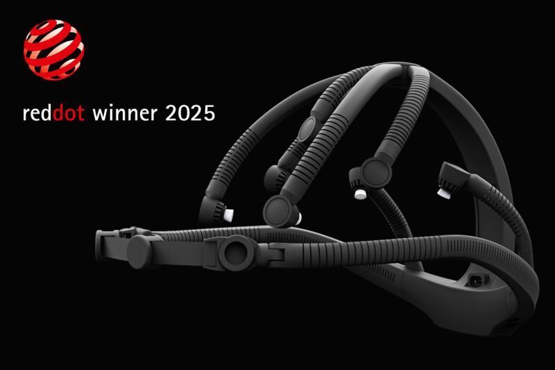 Daniel Nusser hat den Red Dot Design Award für das Design des X.on EEG Headset von Brain Products GmbH erhalten.  Fotoquelle: designflow/// daniel nusser