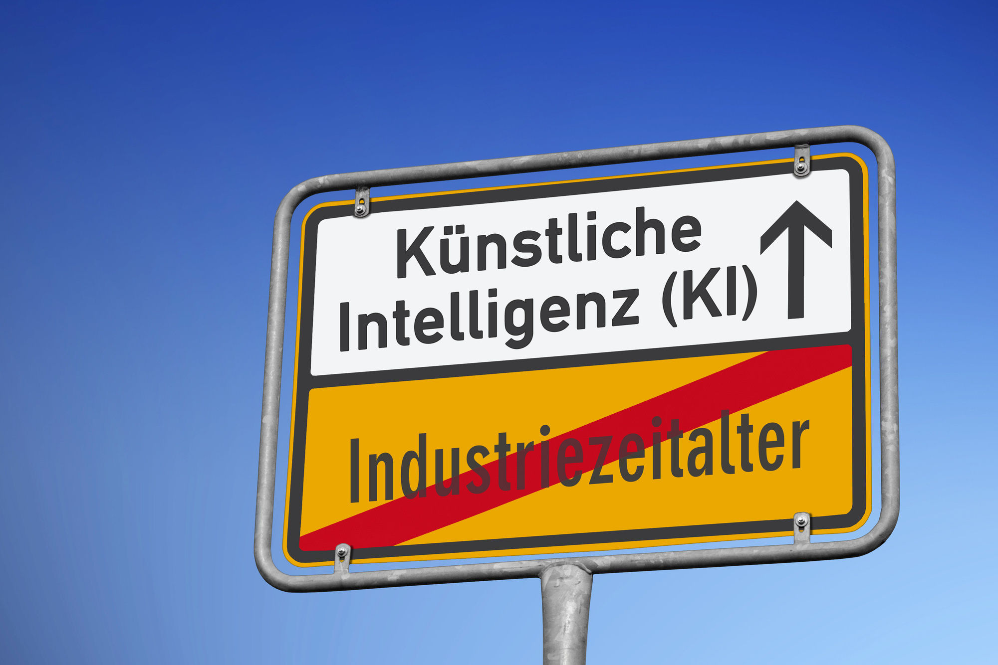 KI wird in Deutschland abhängig von Branchen und Unternehmensgröße im Arbeitsalltag unterschiedlich genutzt. Foto: Adobe Stock/ hkama