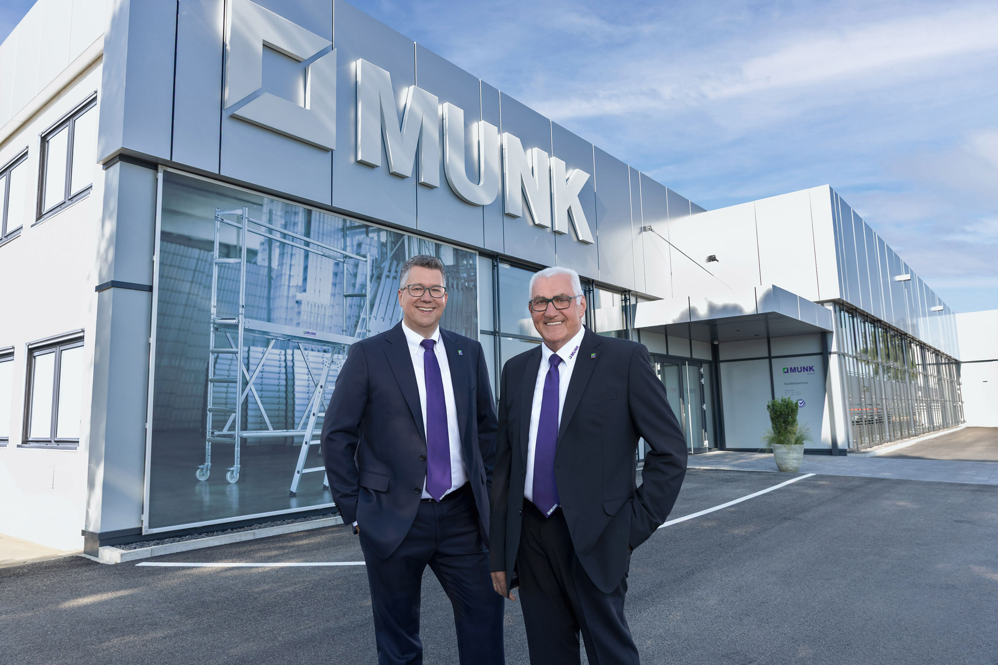 Ferdinand Munk (rechts) und Schwiegersohn Alexander Werdich, die Inhaber und Geschäftsführer der Munk Group. Foto: Axel Weiß / Munk Group