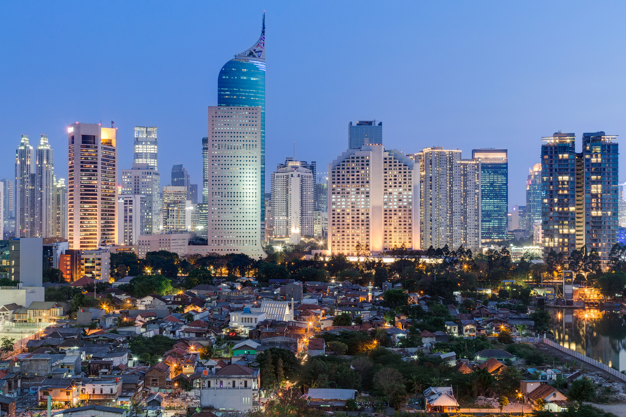 Die Skyline in Jakarta, der Hauptstadt Indonesiens. Die EU und Indonesien sind sich beim Freihandelsabkommen CEPA einig geworden. Foto: Adobe Stock/ amadeustx