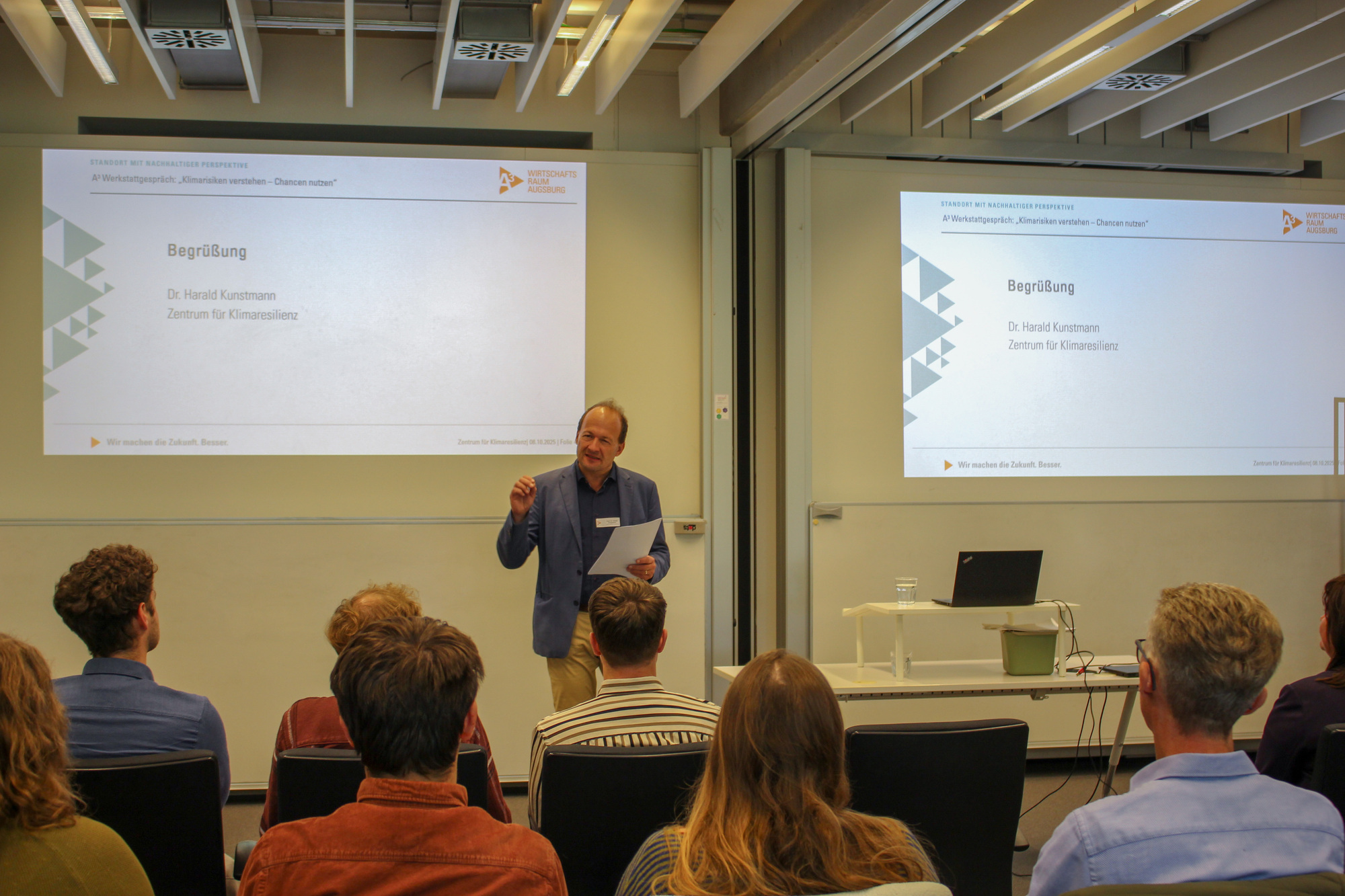 Dr. Harald Kunstmann, Klimaforscher und Gründungsdirektor Zentrum für Klimaresilienz der Universität Augsburg. Foto: B4B/ Katharina Seeburger