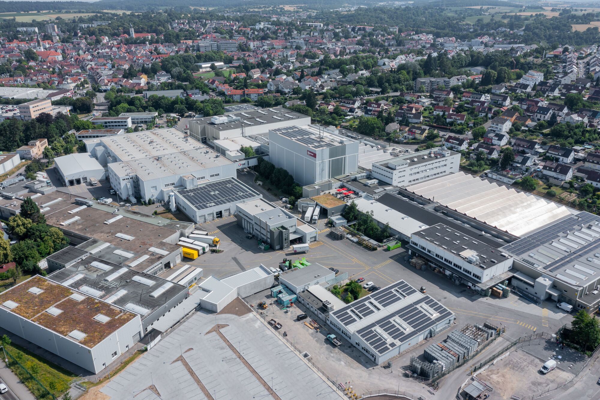 Einer der betroffenen Standorte in Bretten, Baden-Württemberg.
