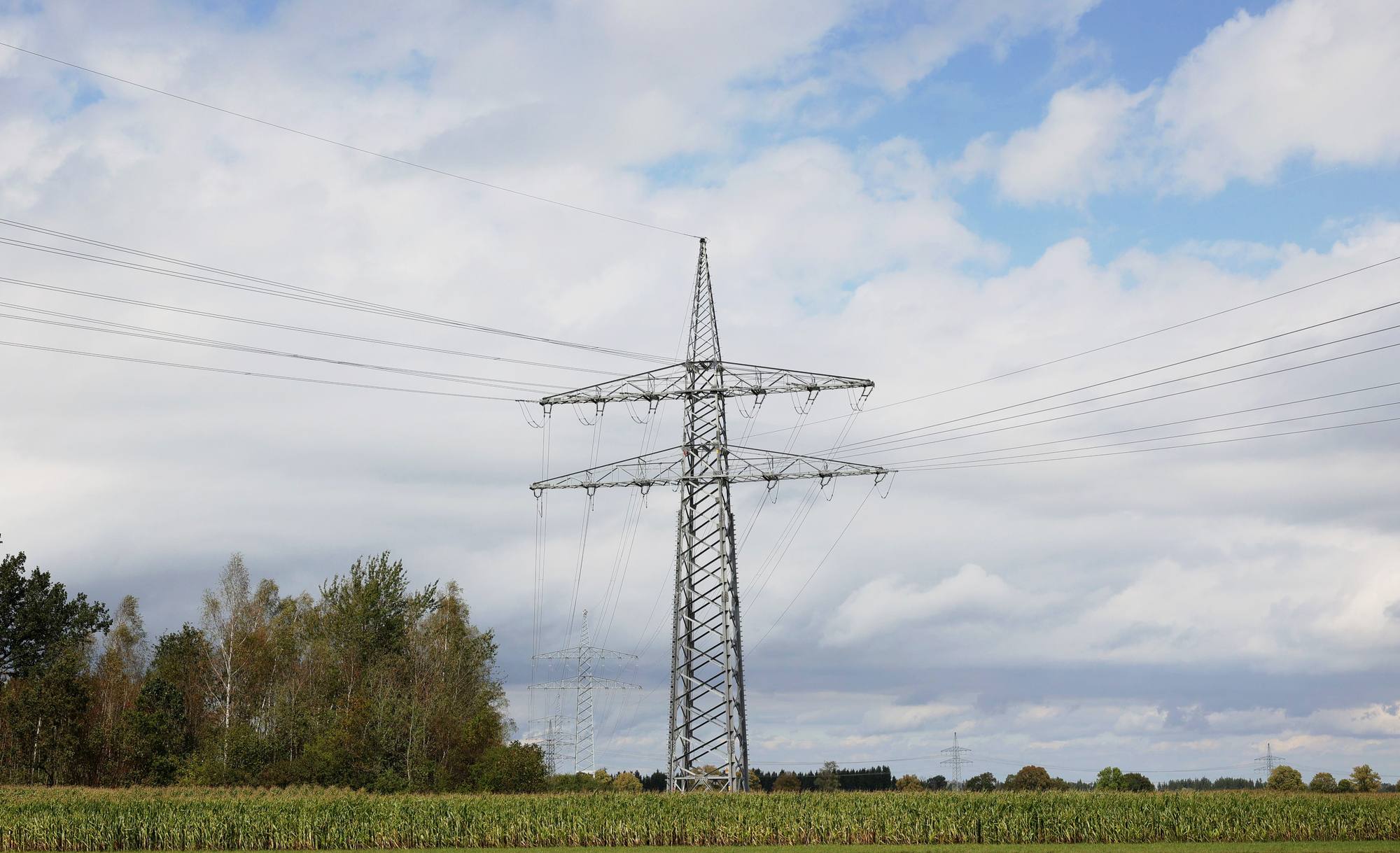 Symbolbild. 110kV-Leitung Honsolgen bei Landsberg