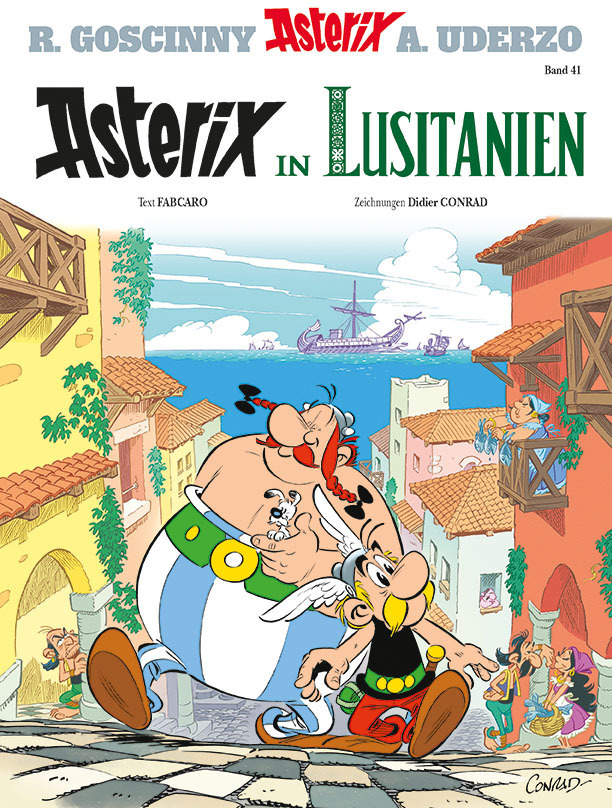 In "Asterix in Lusitanien" verschlägt es die beliebten Gallier ins heutige Portugal. Bild: ASTERIX®- OBELIX®- IDEFIX® / © 2025 HACHETTE LIVRE / GOSCINNY-UDERZO