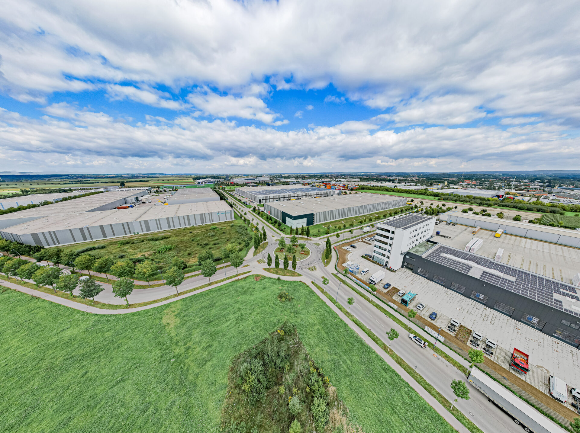 Das Güterverkehrszentrum Region Augsburg.