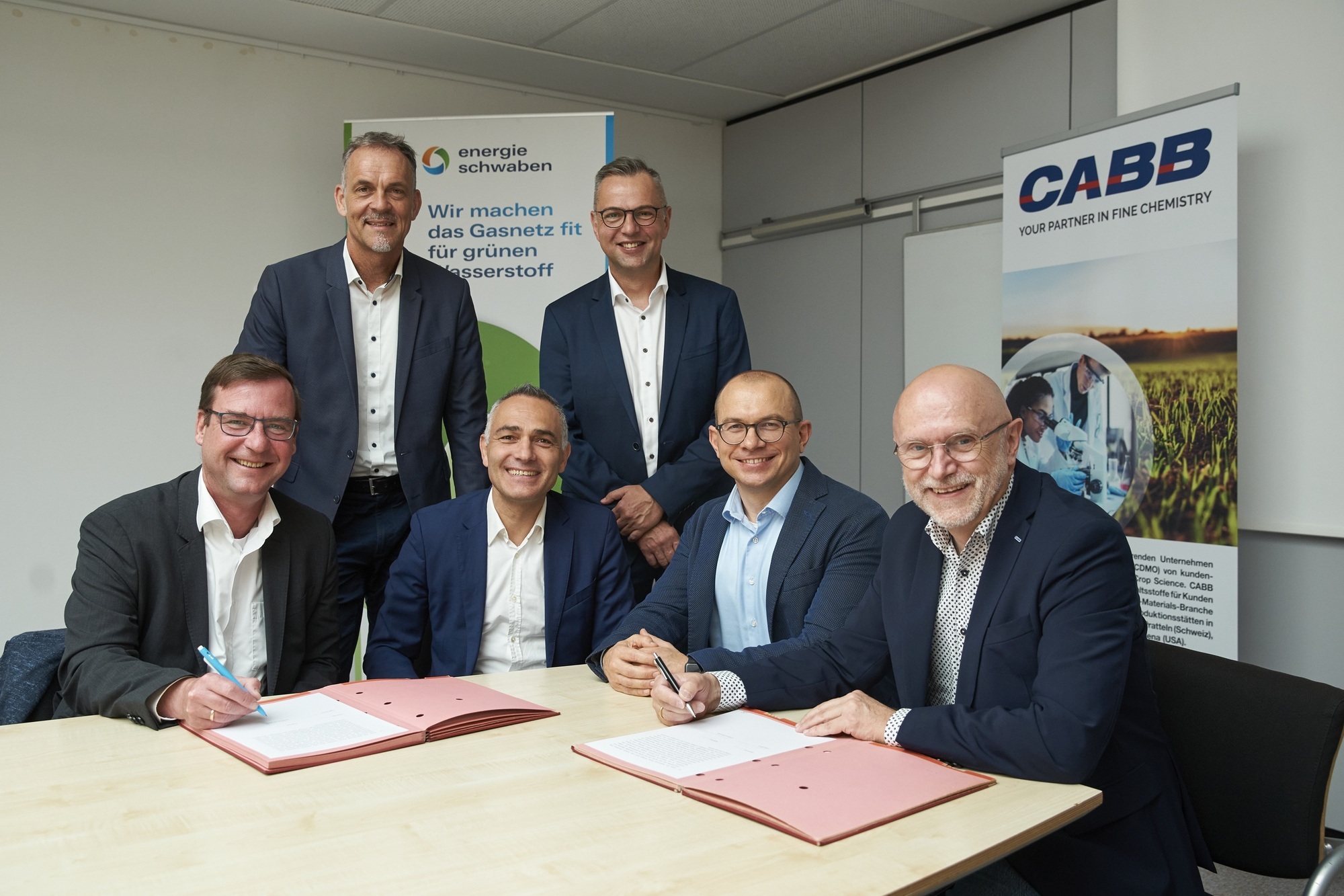 Der Wasserstoff entsteht bei der CABB GmbH im Herstellungsprozess als Nebenprodukt. Dirk Weimann, Geschäftsführer energie schwab