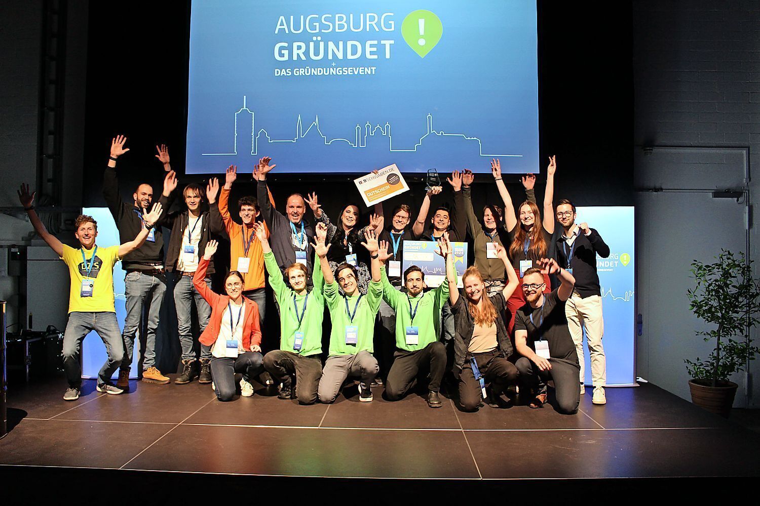 Bei Augsburg gründet! 2024 holte sich das Start-up NKTEK den ersten Platz. Foto: B4BSCHWABEN