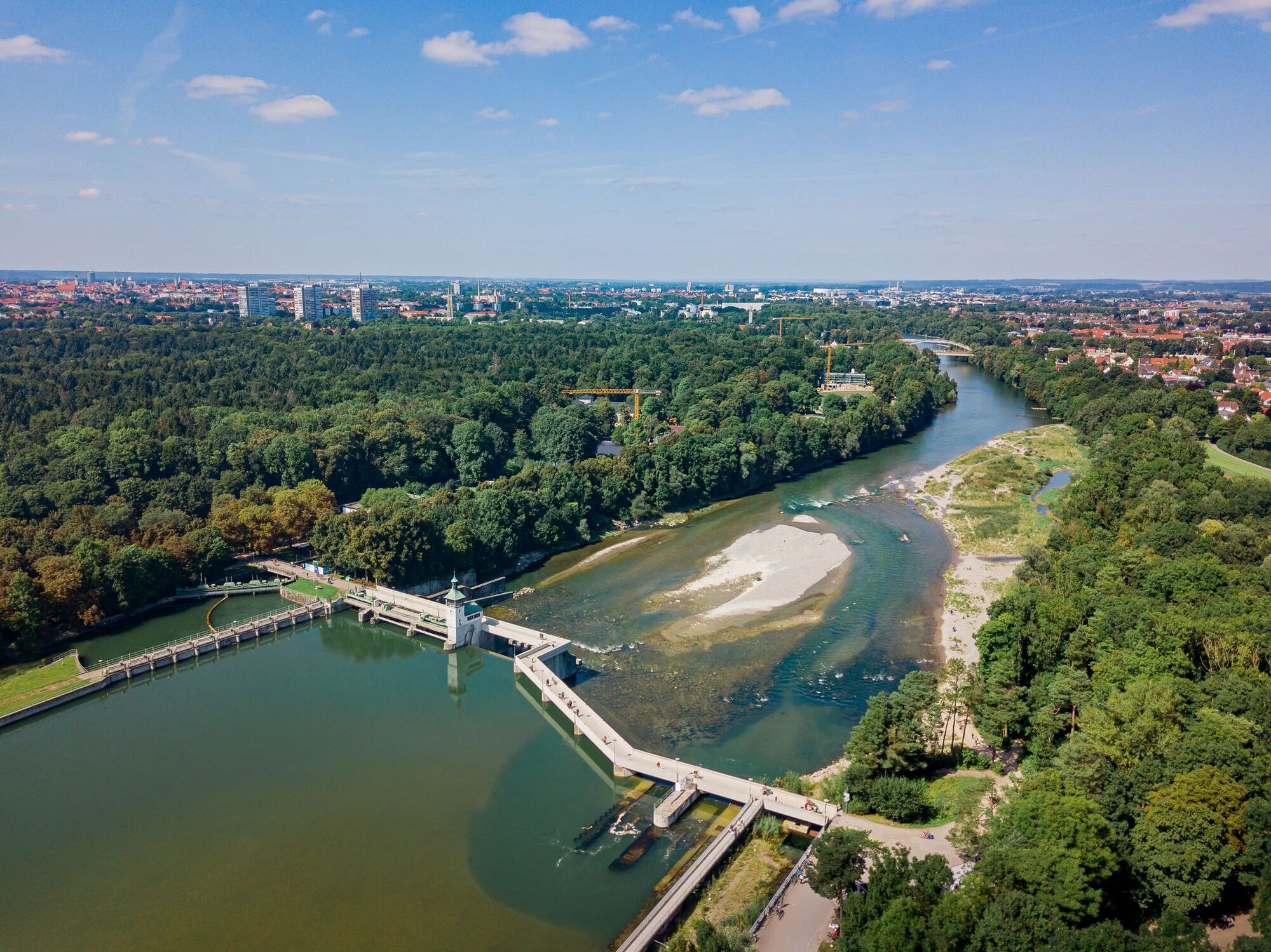 Der Hochablass Augsburg. Das JOBvision-Projekt FutureH2O fördert die Ausbildung junger Fachkräfte mit Themen rund um das Medium
