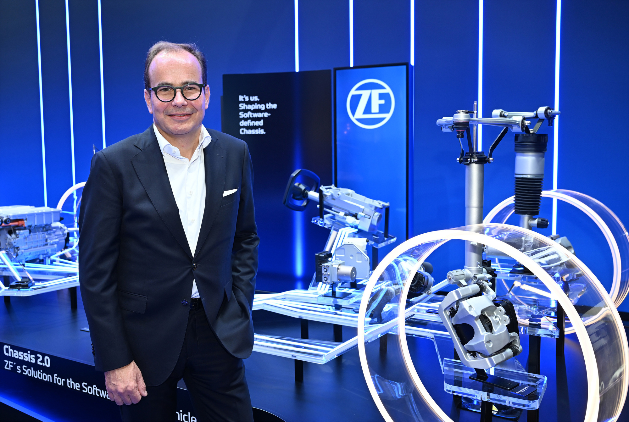 Dr. Peter Holdmann, Mitglied des ZF-Vorstands und verantwortlich für die Pkw-Fahrwerktechnik. Foto: ZF