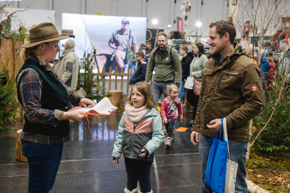 Auch für Kinder gibt es auf der Jagen und Fischen in Augsburg wieder Angebote. Foto: Augsburger Schwabenhallen Messe- und Veranstaltungsgesellschaft mbH