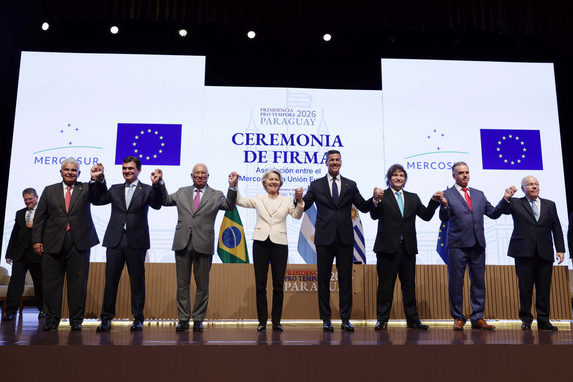 Das Abkommen zwischen der EU und den Mercosur-Staaten ist unterzeichnet. Dafür war die Präsidentin der EU-Kommission, Ursula von der Leyen, in Paraguay. Foto: European Union, 2026 (Fotograf Dati Bendo)