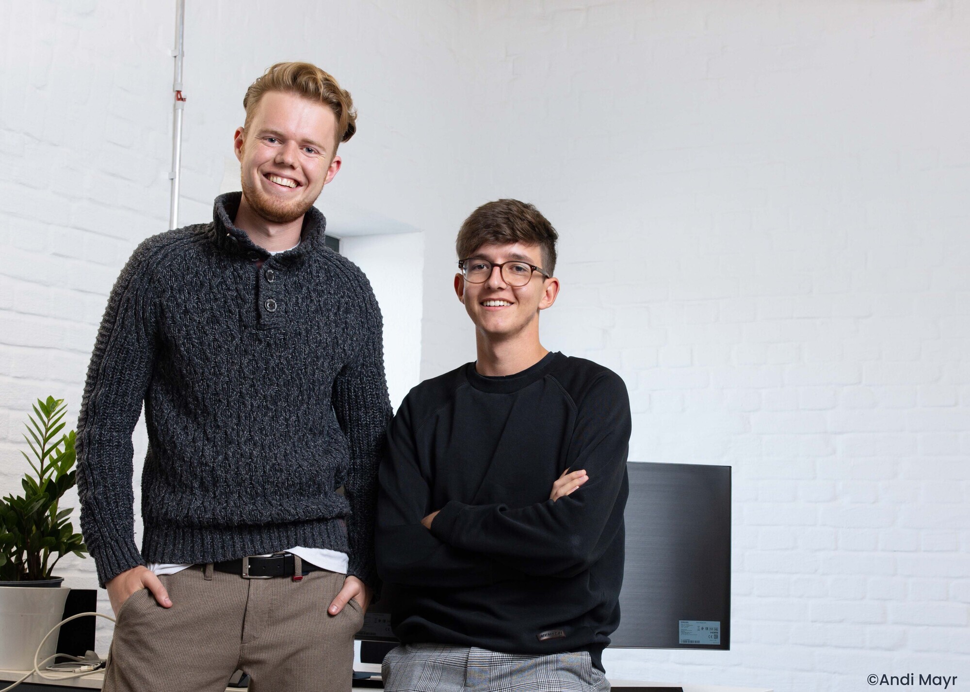 Die Mozaik-Gründer Neele Maarten de Vries und David Knöbl. Foto: Andi Mayr