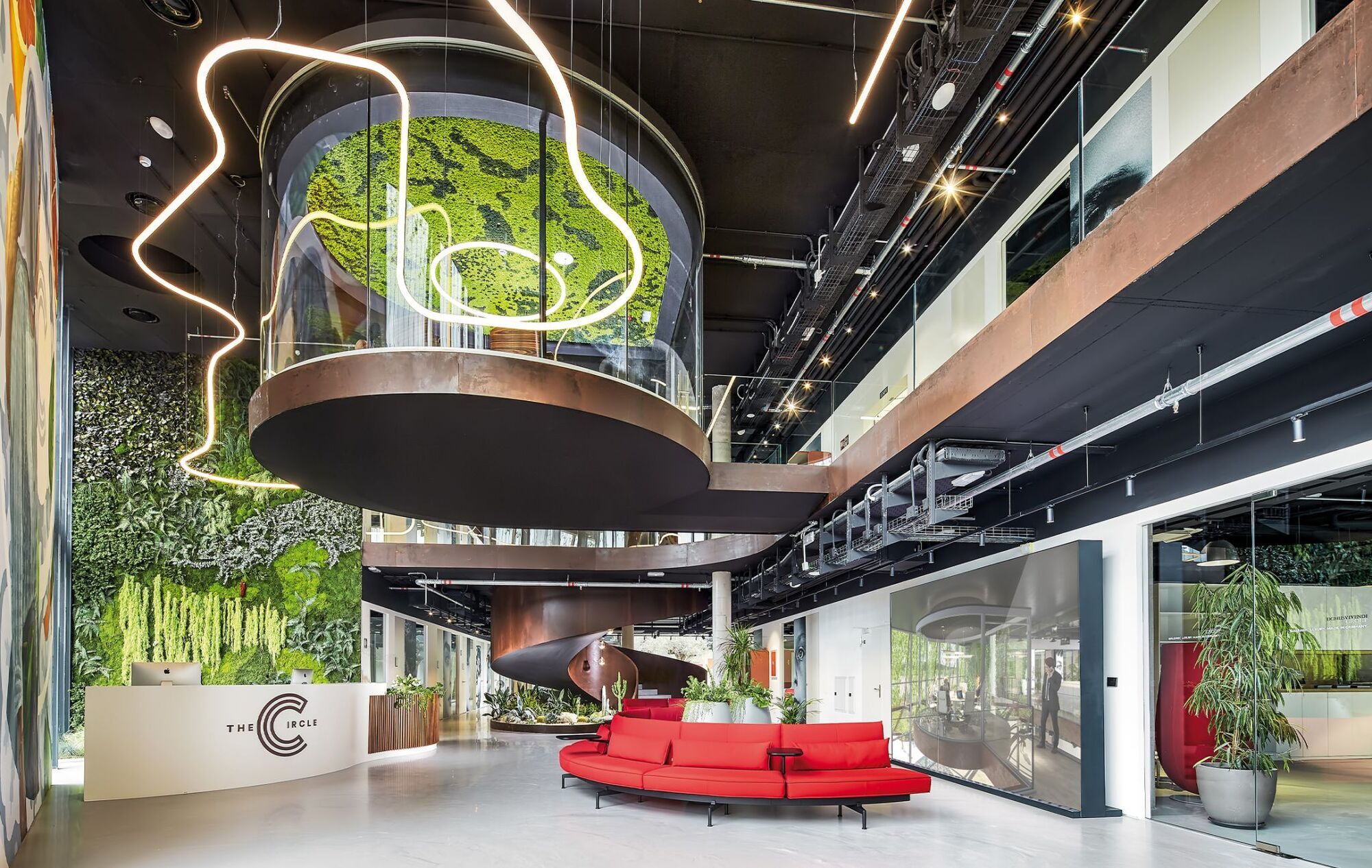 <em>Die Gemeinschaftsflächen in THE CIRCLE sind so konzipiert, dass sie den Arbeitsalltag sinnvoll ergänzen. Foto: THE CIRCLE Mallorca / Domus Vivendi Group</em>