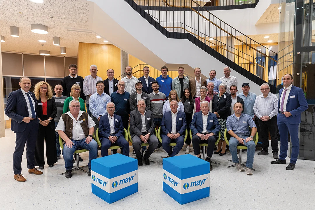 Mayr Antriebstechnik ehrte auch in diesem Jahr seine Jubilare. Foto: Mayr Antriebstechnik