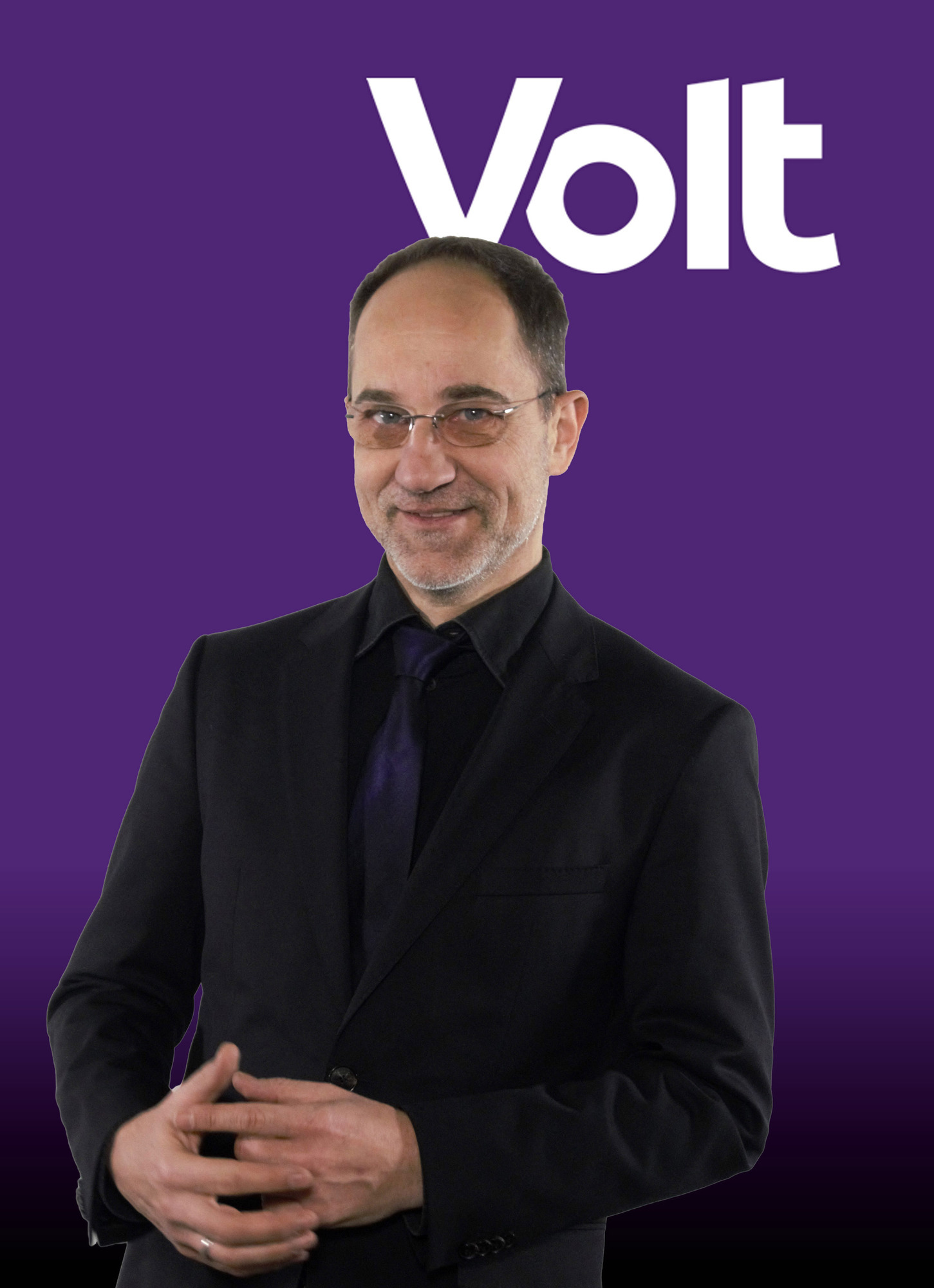 Thorsten Frank ist Spitzenkandidat von Volt für die Kommunalwahl 2026 in Augsburg. Foto: Volt Augsburg