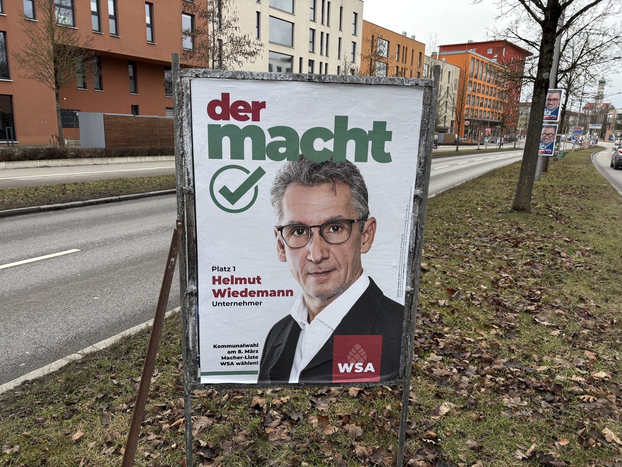 Helmut Wiedemann will für WSA in den Augsburger Stadtrat. Die Wählervereinigung unterstützt den OB-Kandidaten der SPD, Florian Freund. Foto: B4B